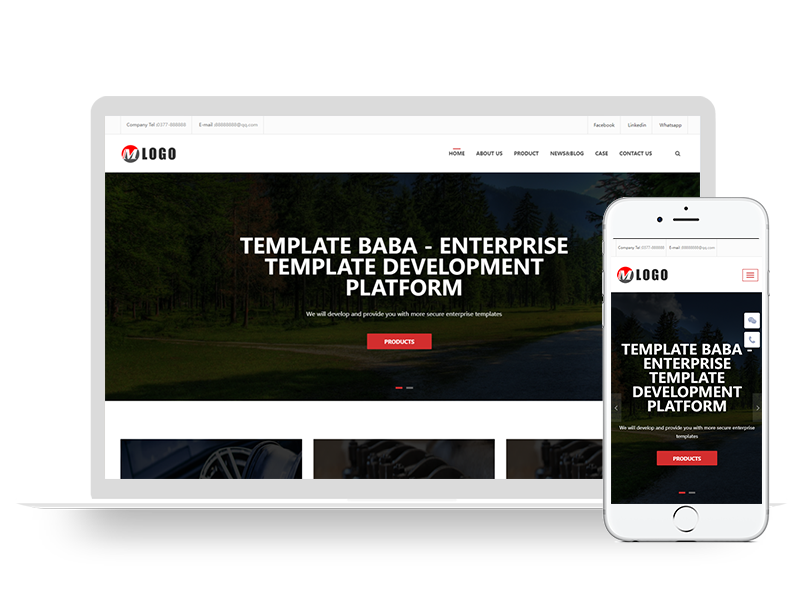 Xunruicm/迅睿CMS响应式汽车配件五金通用网站模板源码【自适应手机端】